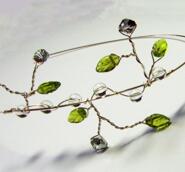 Tiara "Green Leaves"