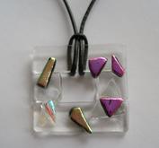 Glasfusing hänge pastell